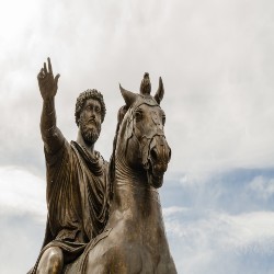 Marcus Aurelius, A Roman emperor and incredibly wise philosopher.